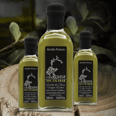 Botellas de aceite de oliva de sucesores